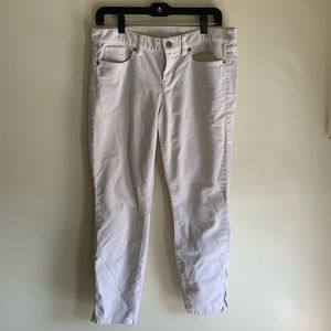 White Corduroy J Crew Pants Size 29